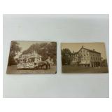 Two Vintage Cabinet Card Photographs