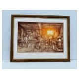 Roy Purcell "The Blacksmith Shop" Printer