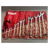 Fleet Tools Open End Wrench Set with Pouch