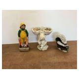 Figural Concrete Garden Ornaments
