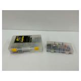 Two Fishing Tackle Boxes with Fishing Tackle