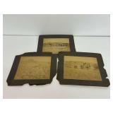 ThreVintage Cabinet Card Photographs of Ancient Greek Sites