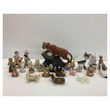 Decorative Animal Figurines and Cherished Teddies Figurines