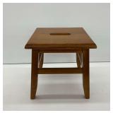 Wooden Stool with Handle