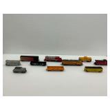 Assorted Model Railroad Cars and Engines