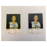 Two Vernon Law Baseball Cards with Signatures