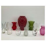 Various Glass Vases