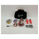 Sentry Insurance Emergency Vehicle Kit with Jumper Cables and Additional Items