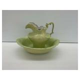 Ceramic Bowl and Pitcher Set