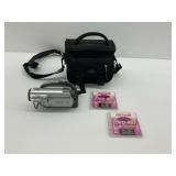 Panasonic Camcorder with Bag and Accessories