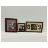 Framed Prints and Frame for Three Photographs