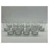 Group of Clear Glass Tumblers