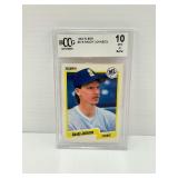 Randy Johnson 1990 Fleer Beckett Graded Card
