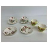 Old Royal Bone China Cups and Saucers