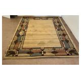 Area Rug with Leaf Design by Shaw