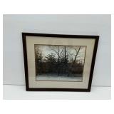 Framed Watercolor Painting by Steve Perucca