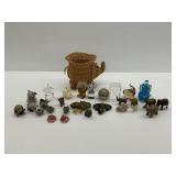 Elephant Figurines and Decorative Items