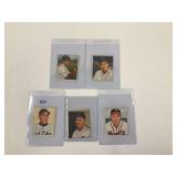 Five 1950 Bowman Baseball Cards