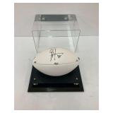 Greg Jennings Legend of the Field Autographed Football w/ Protective Plastic Display