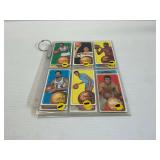 Binder Sheets of 1971 Topps NBA Basketball Tall Cards...see photos