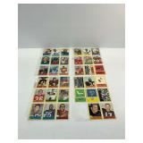 1967 Philadelphia NFL Football Cards in binder sheets