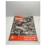 The Packer Pictorial Review Detroit Lions Edition Saturday October 3rd 1948