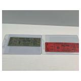 San Antonio Spurs ABA 1976 Championship Game Ticket & 1975 ABA Playoffs Game Ticket