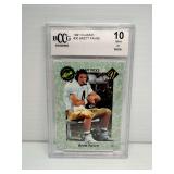 Brett Favre Rookie Card 1991 Classic BCCG Graded Football Card