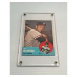 Ed Mathews 1963 Milwaukee Braves Topps Baseball Card