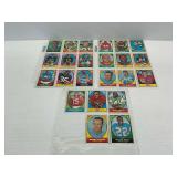 1967 Topps NFL Football Cards in Binder Sheets