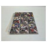 Binder Sheets of 1996 Press Pass Football Cards...see photos