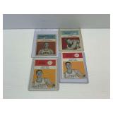 1961-62 Fleer Basketball Cards: Len Wilkins, Wayne Embry & Don Ohl (4)
