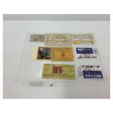 Assorted Ticket Collection...see photos