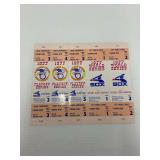 1977 Chicago White Sox Ticket Stub Collection