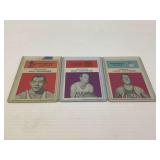 1961 Fleer Basketball Cards - Guy Rodgers, Bob Leonard, and Jack Twyman
