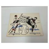Autographed Milwaukee Braves Commemorative World Champions Picture