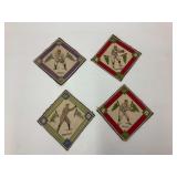 1914 B18 Baseball Blankets Lot … See Photos … 5 x 5 Inches