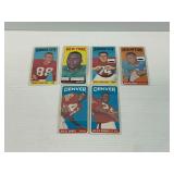 1965 Topps Football Tall Cards featuring Willie Brown Card
