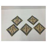 1914 B18 Baseball Blankets Lot … See Photos … 5 x 5 Inches