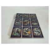 Binder Sheets of 1993 Wild Card Superchrome Football Rookie Cards...see photos