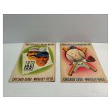 Chicago Cubs Official Program Collection - 1951 & 1952