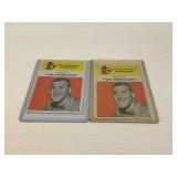 Tom Meschery 1961 Fleer Basketball Cards (2)