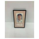 Goose Goslin Autographed Framed Baseball Photograph