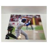 Andre Dawson Chicago Cubs Autographed Baseball Photograph