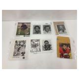 Autographed Football Player Photographs