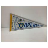 Milwaukee Brewers Autographed 1982 American League Champions Commemorative Pennant