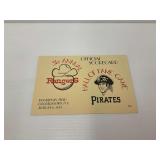 1973 Hall of Fame Game Official Scorecard - Rangers vs. Pirates