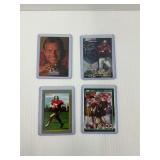 Joe Montana & Steve Young Autographed Football Card Lot