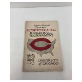Interscholastic Basketball Tournament Booklet University of Chicago