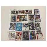 NFL Football Patch and Numbered Card Lot